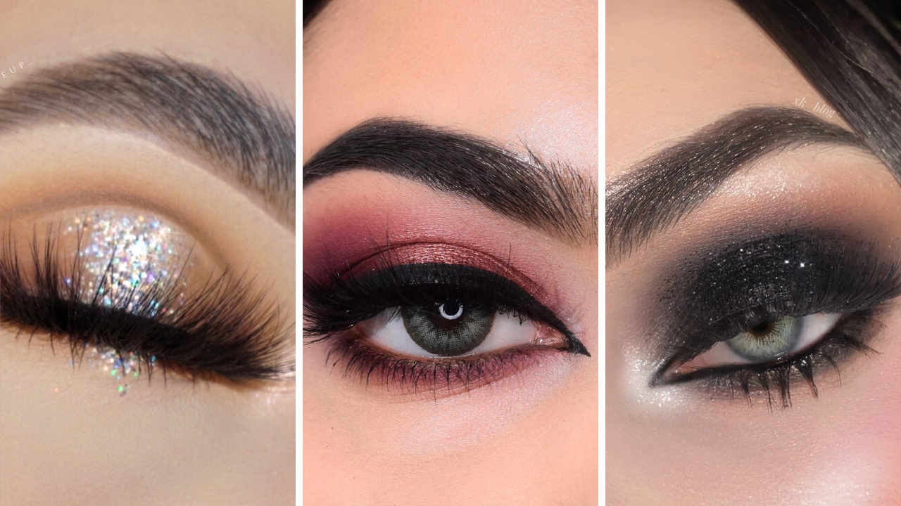 black outfit makeup ideas smokey eye