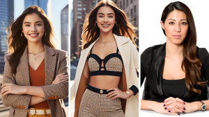 brown hair outfit ideas