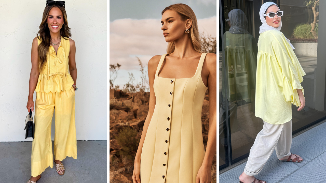 butter yellow outfit