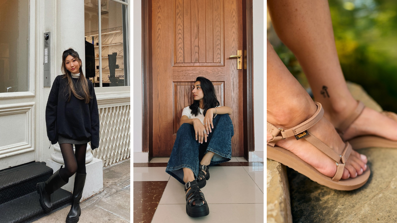 chunky shoes outfit ideas