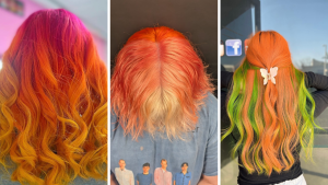 orange hair outfit ideas