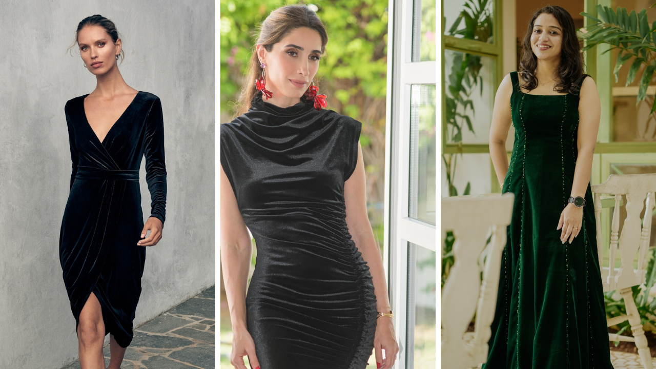 velvet dress designs