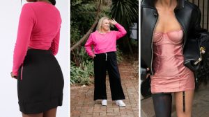 black and pink outfit ideas