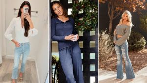 blue top outfit ideas