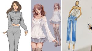 drawing outfit ideas